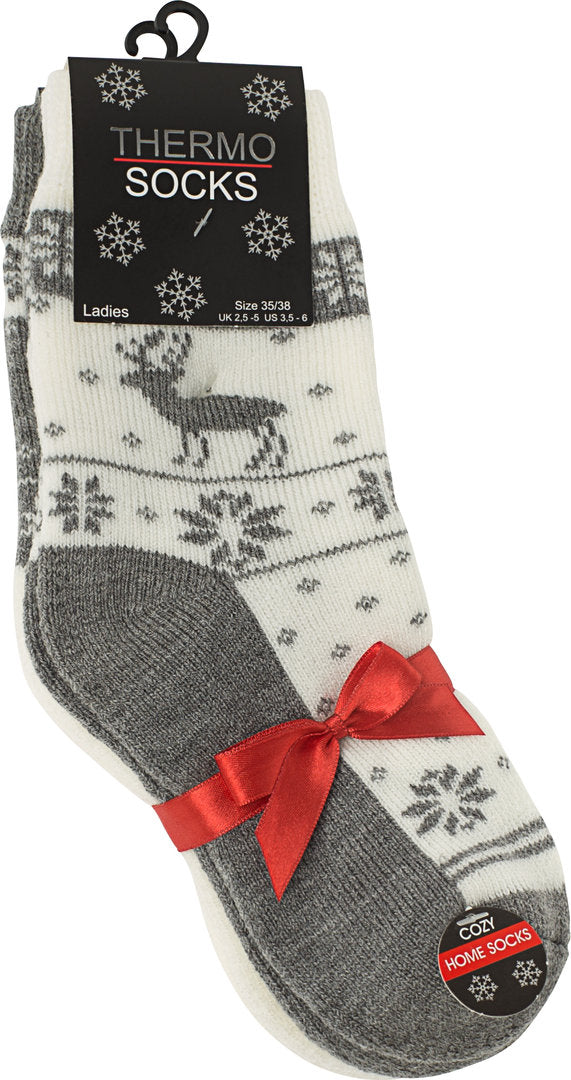 2 para termo nogavic s snežinkami VCA, 4109