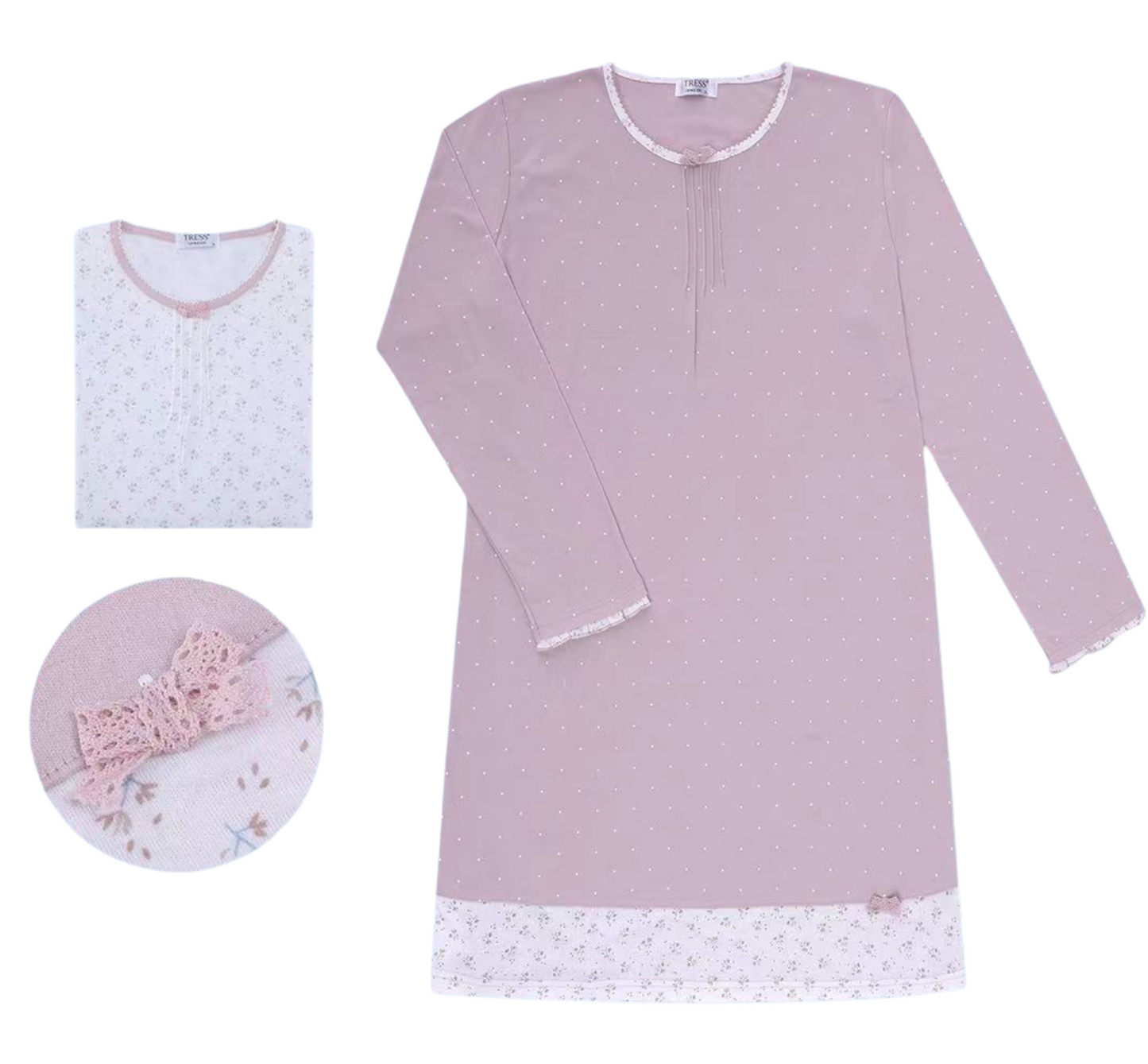 Ženska spalna srajca Tress, ROZA CA220875