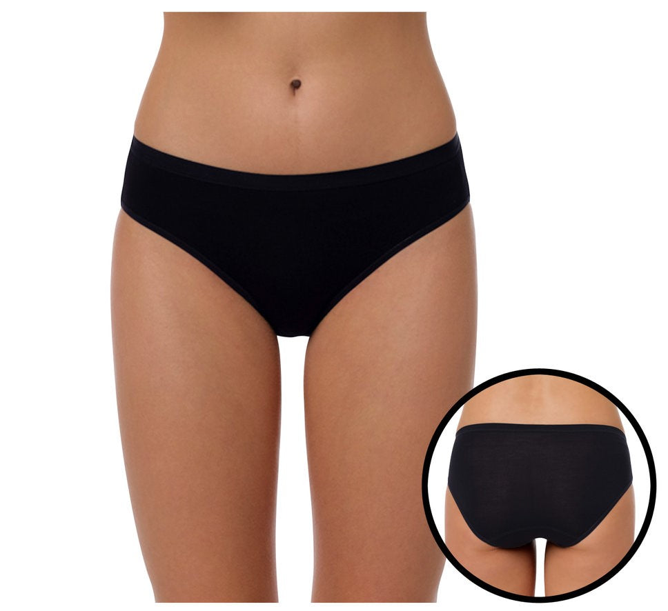 Dámske bambusové bikinové slip nohavičky 5094, 3/1 biele