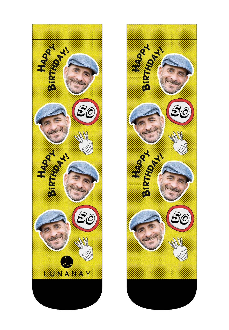 Personalizované ponožky | Ponožky na mieru, 50 rokov