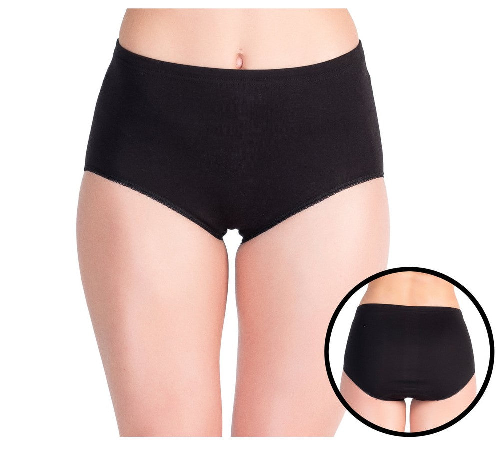 Ženske bombažne maxi slip spodnjice za večje številke, 5109, 3/1