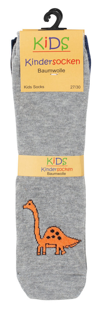 3 páry detských ponožiek VCA, dinosaurus 6030