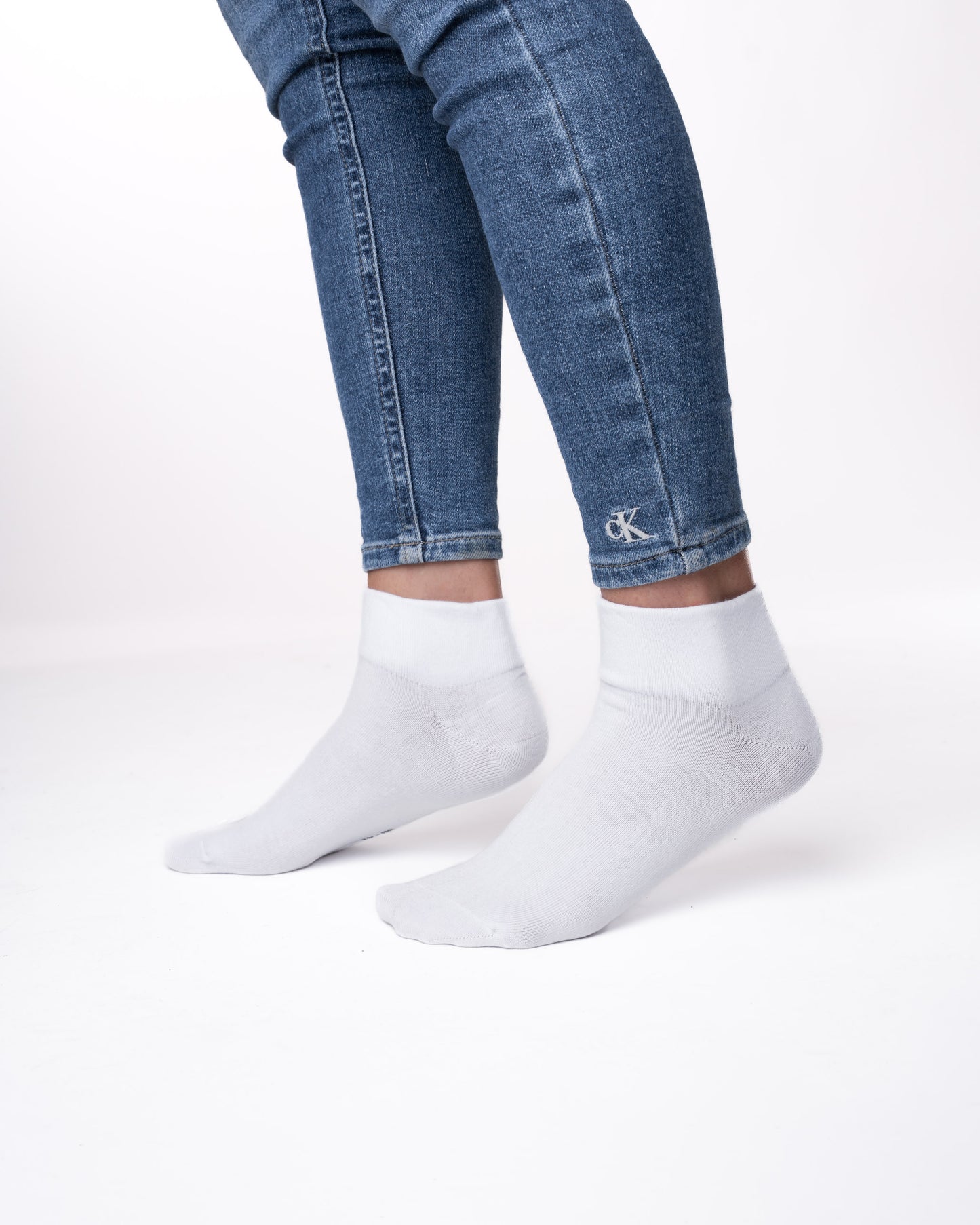 6 párov ponožiek bez gumičky, nízke, stálofarebné 6457