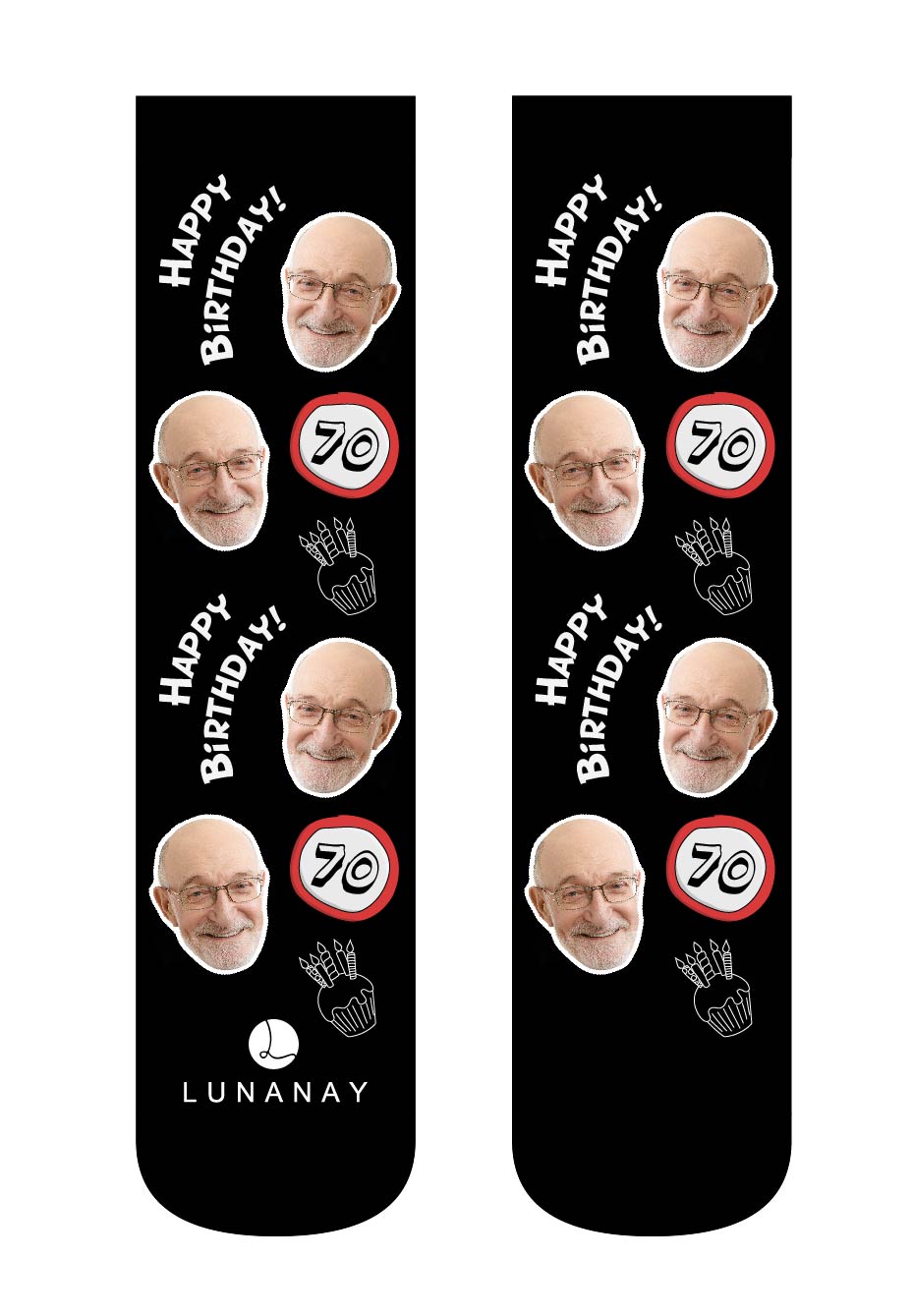 Personalizirane nogavice | Nogavice po naročilu, 70 let