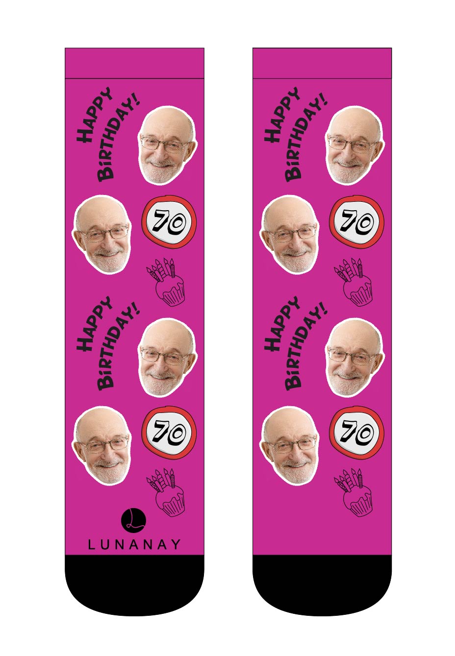 Personalizirane nogavice | Nogavice po naročilu, 70 let