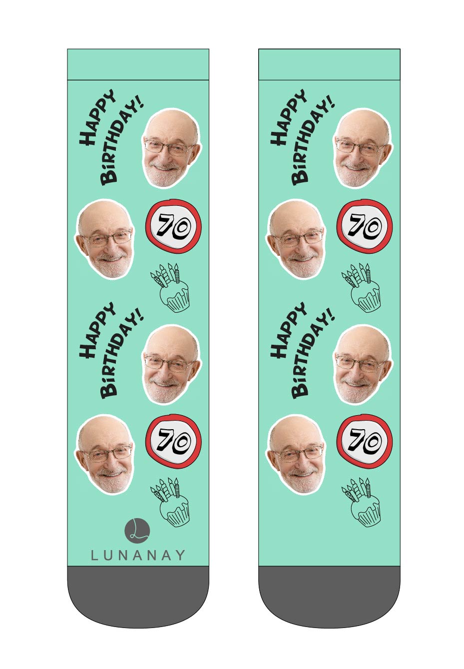 Personalizirane nogavice | Nogavice po naročilu, 70 let