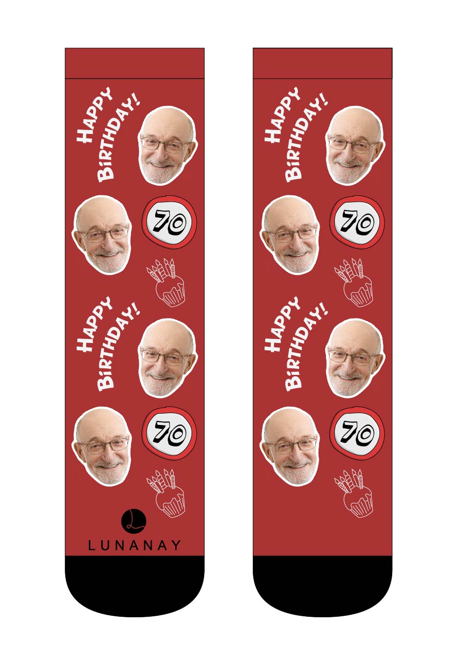 Personalizirane nogavice | Nogavice po naročilu, 70 let