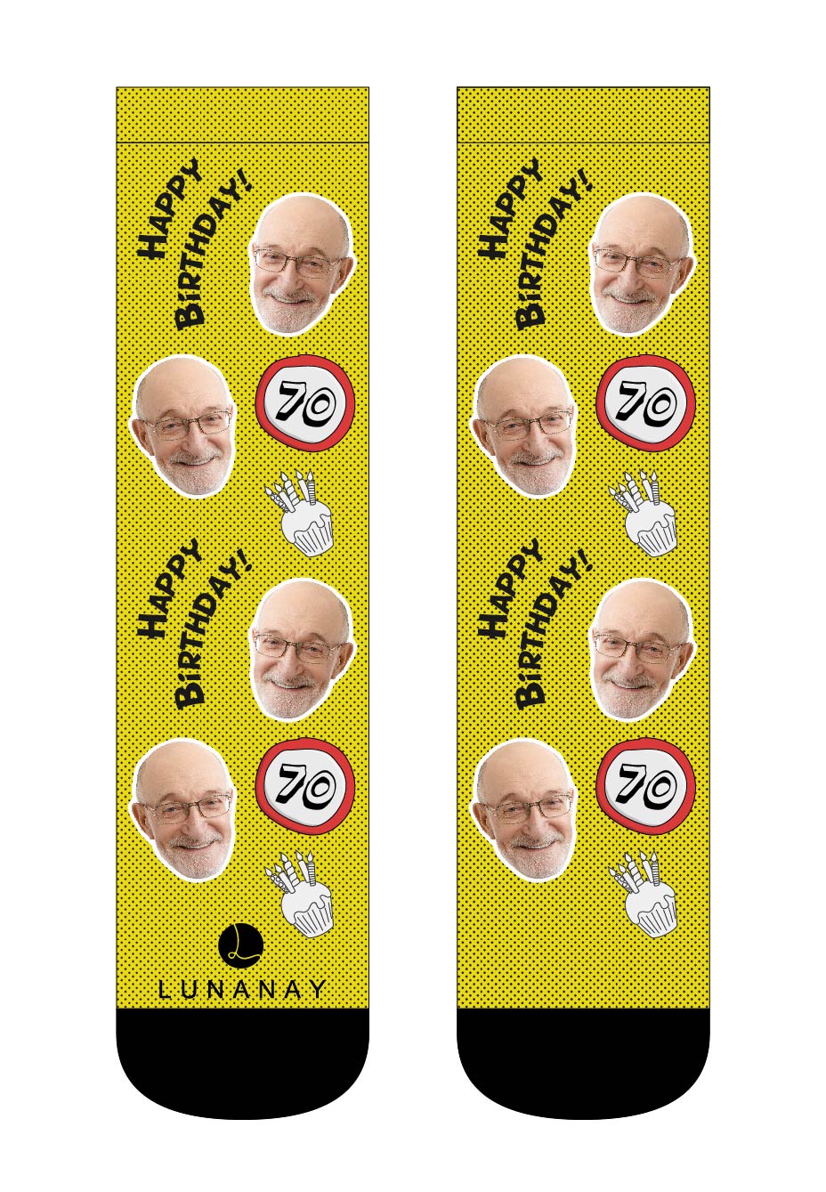 Personalizirane nogavice | Nogavice po naročilu, 70 let
