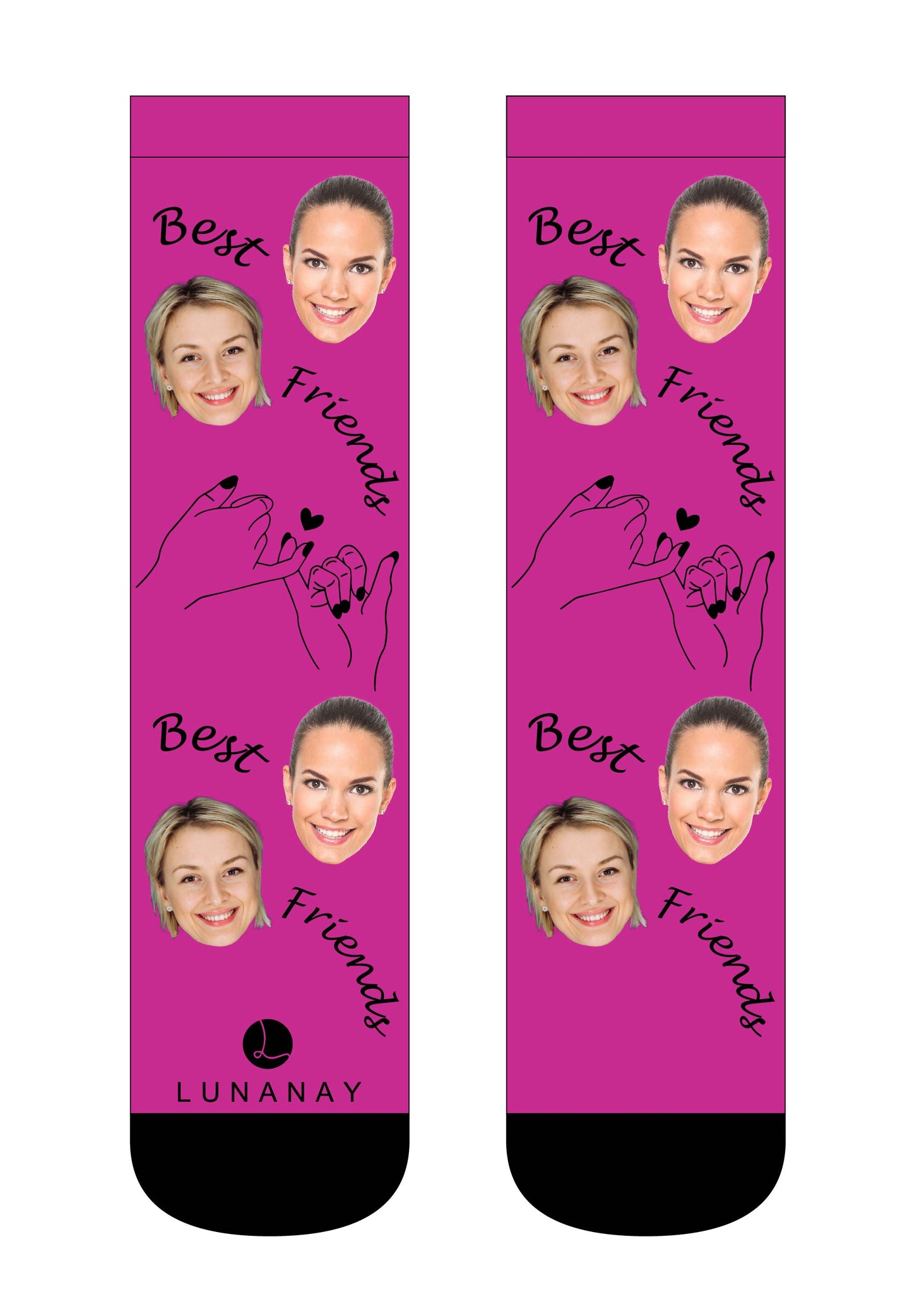 Personalizirane nogavice | Nogavice po naročilu, Best friend 2