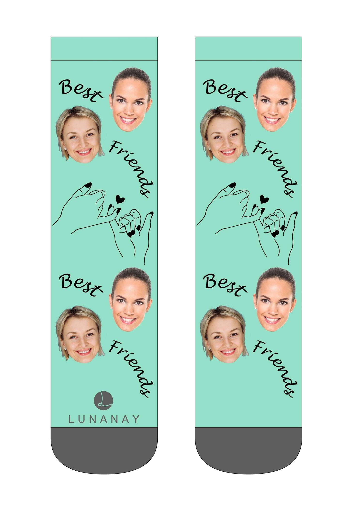 Personalizirane nogavice | Nogavice po naročilu, Best friend 2