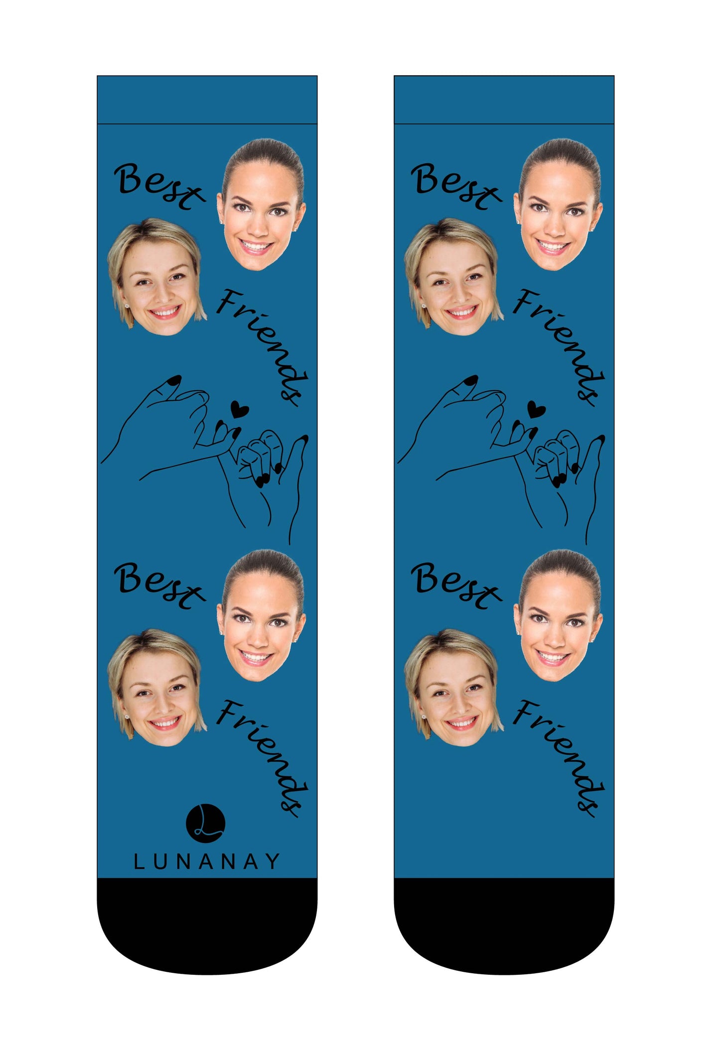 Personalizirane nogavice | Nogavice po naročilu, Best friend 2
