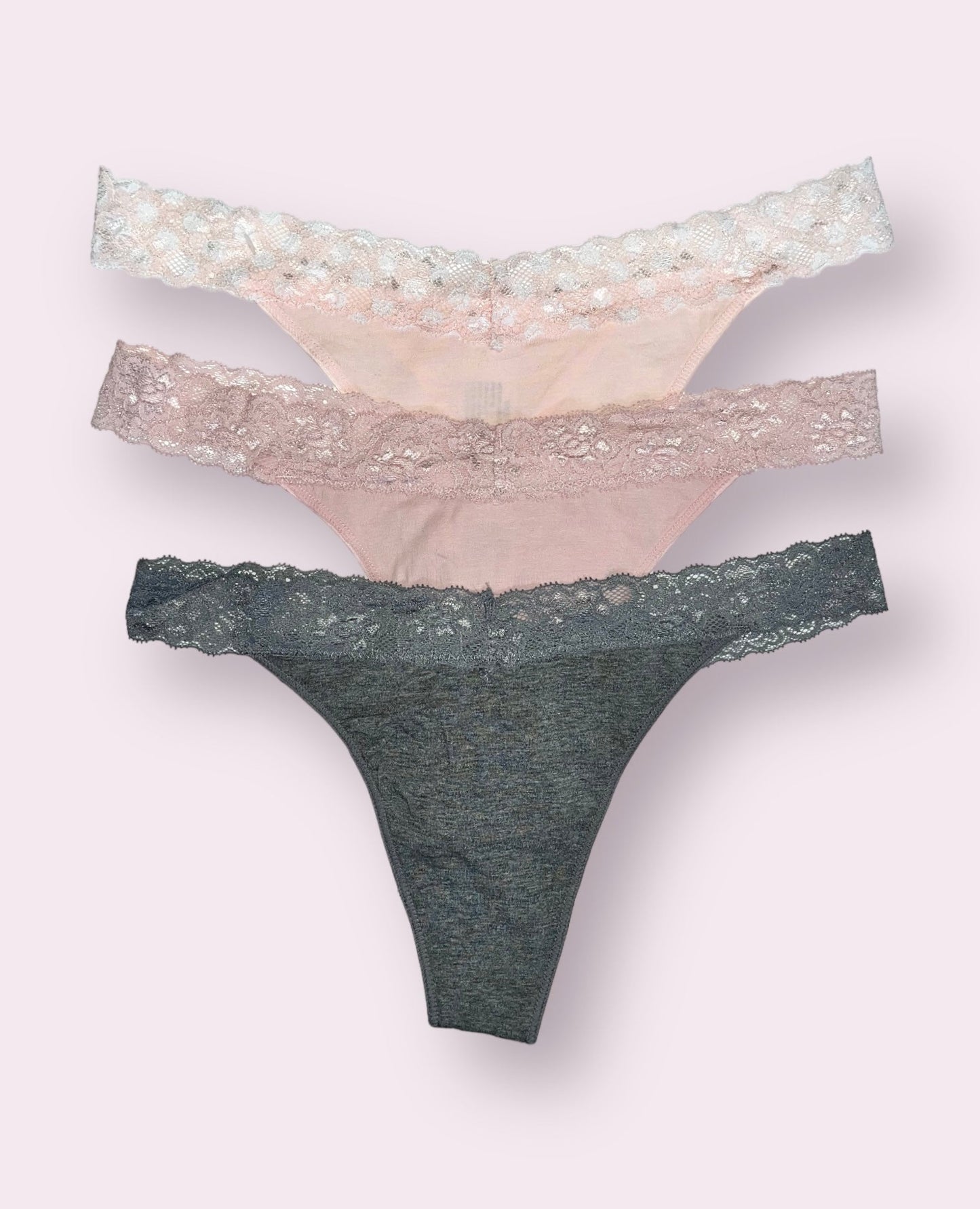 3x dámske bavlnené tangá, Tress 2598Y