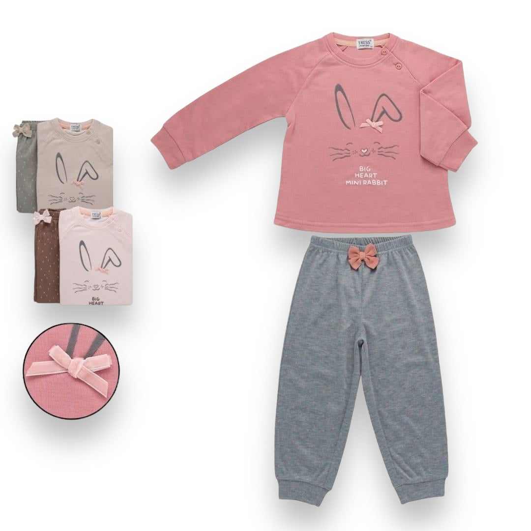 Detské dlhé pyžamo, zajačik Tress 0468