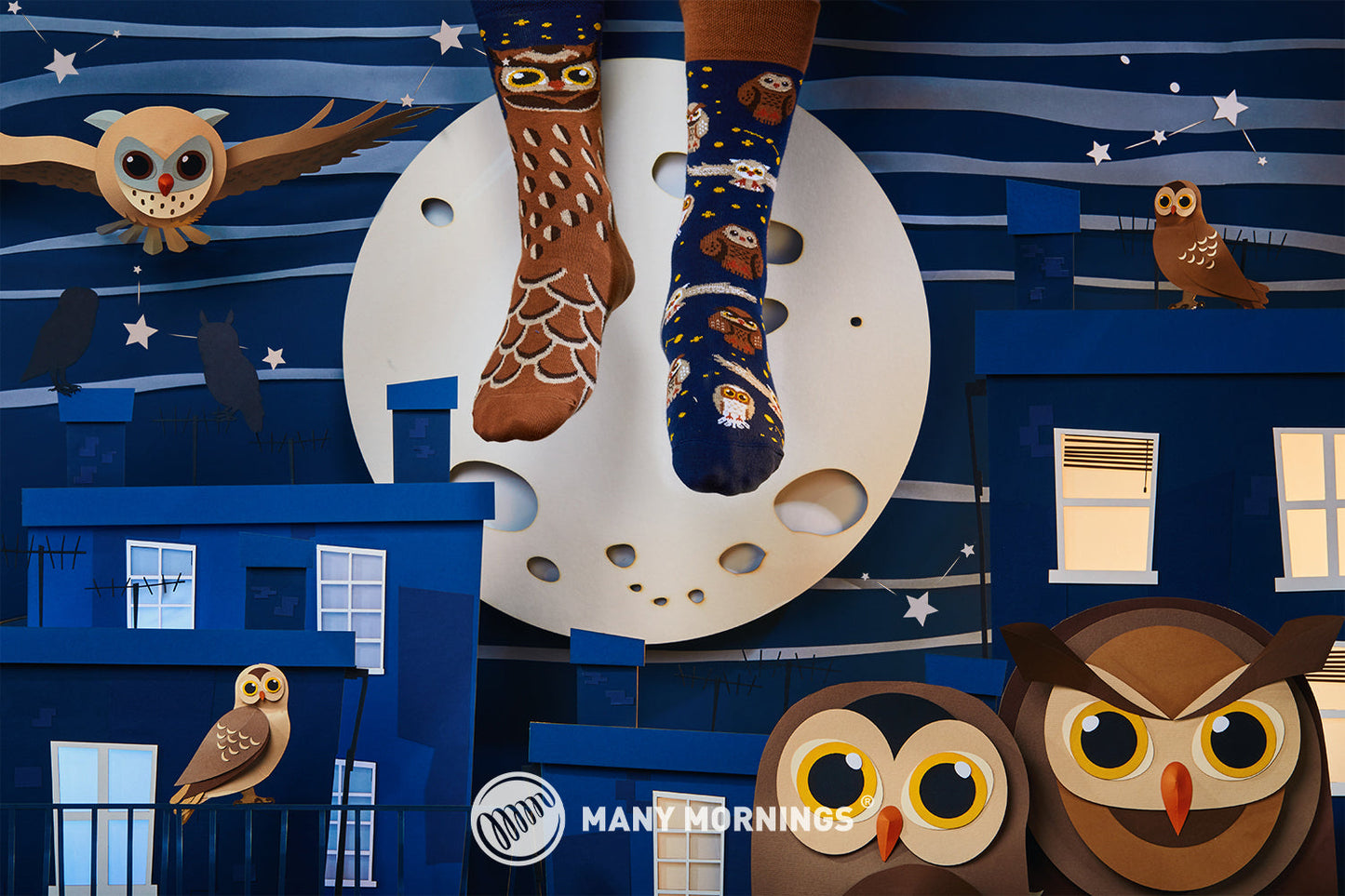 Ponožky Owly Moly, Many Mornings