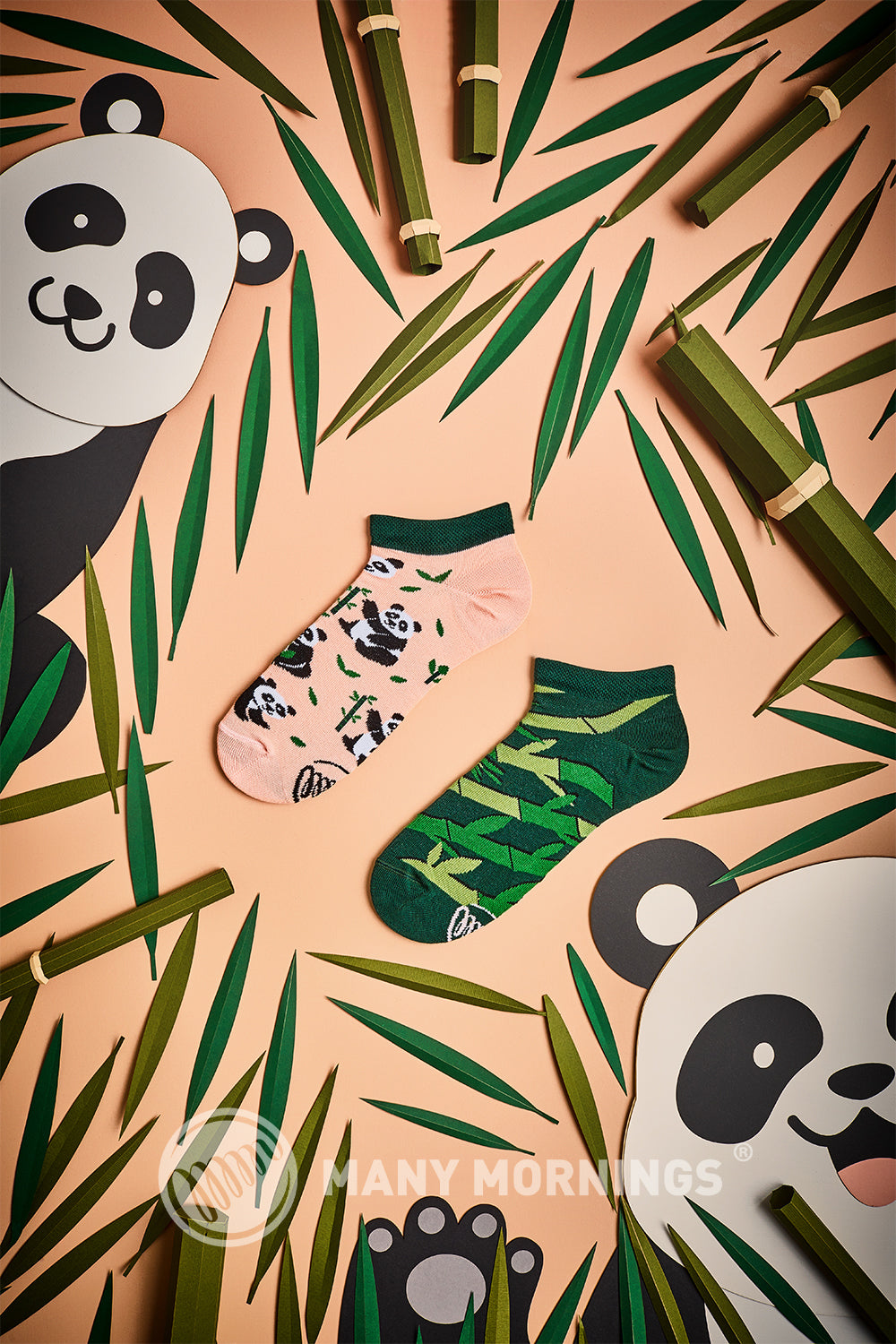 Sweet panda nizke nogavice, Many mornings