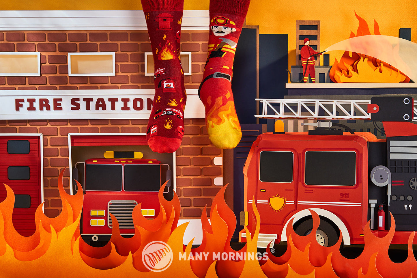 Ponožky The Fireman, Many Mornings