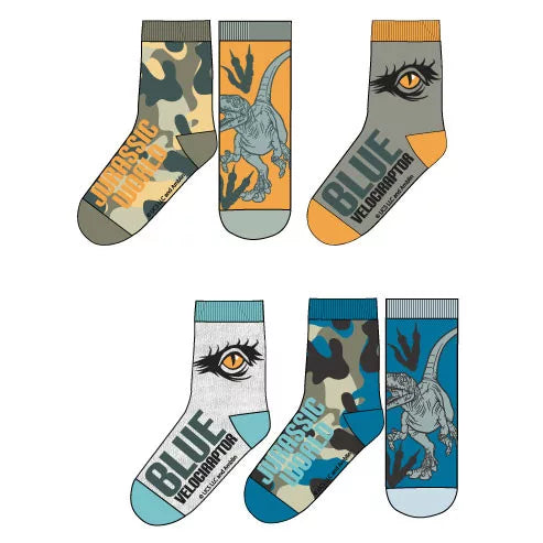 Disney detské ponožky Jurassic Park Velociraptor 3/1