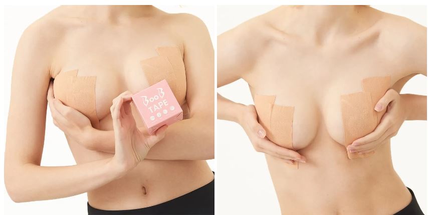 BOOB TAPE - samolepiaca páska na zdvíhanie pŕs, čierna