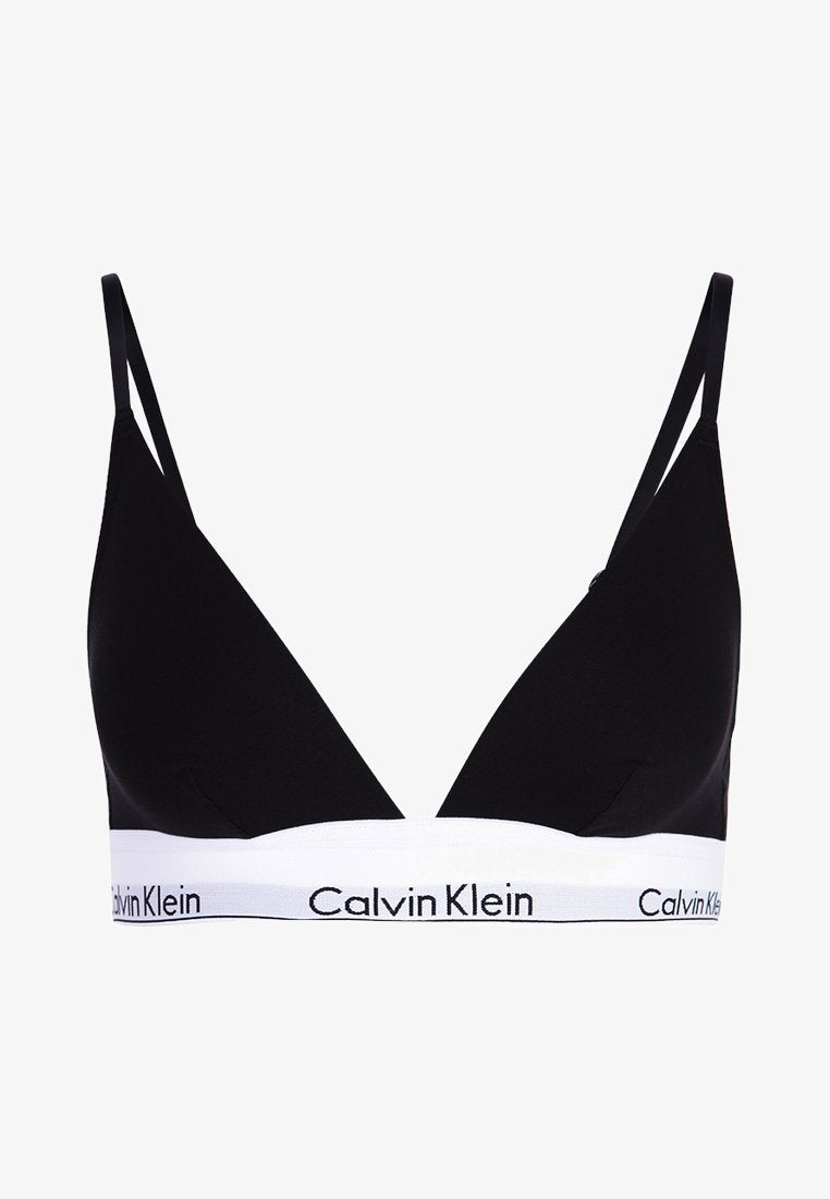 Ženski trikotni modrček Calvin Klein, črn QF5650E
