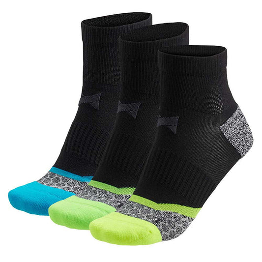 Bežecké ponožky Xtreme – 3 páry, čierne