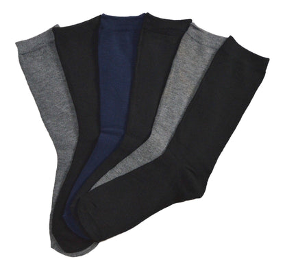 5 párov pánskych ponožiek, jednofarebná 6276