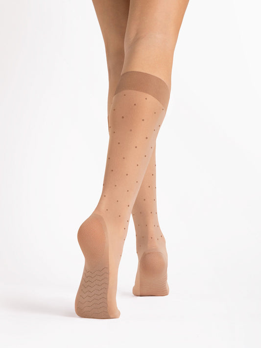Fiore nylonové pančuchy Dots Massage, 20 den