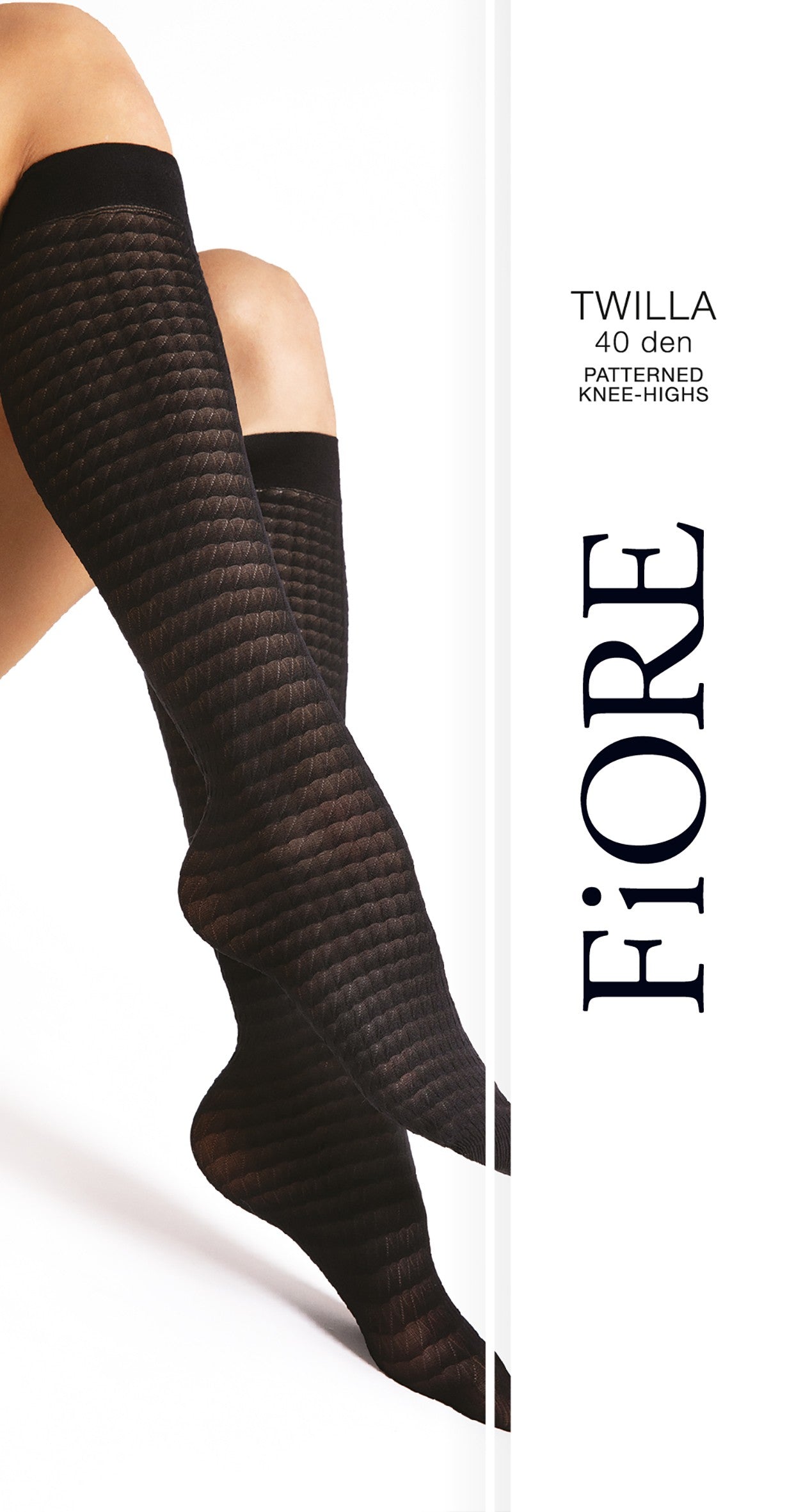 Fiore najlonske nogavice Twilla, 40 den črna