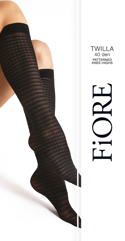Fiore najlonske nogavice Twilla, 40 den črna