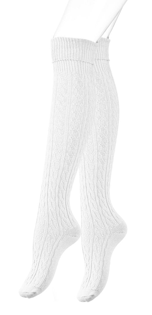 1 pár dámskych čižiem po kolená, VCA 4039 biele