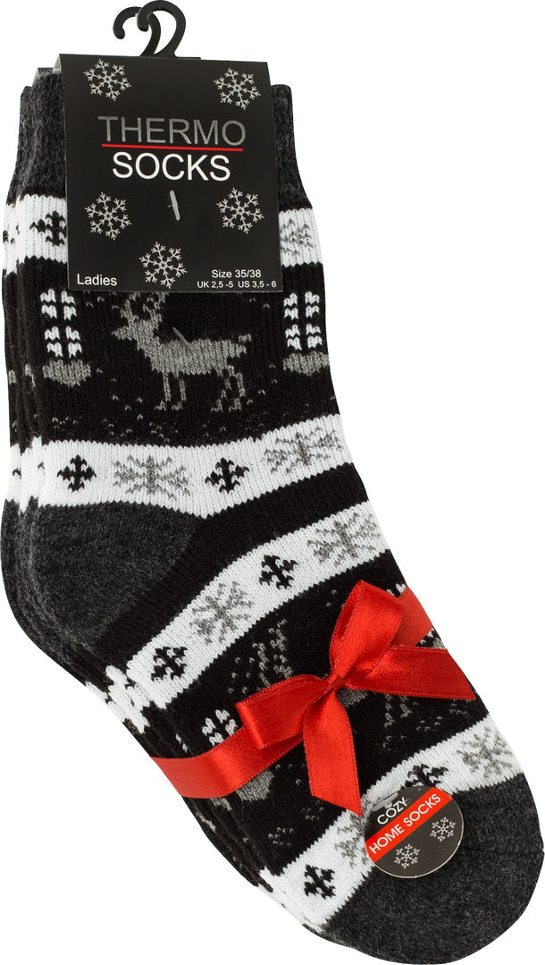 2 para termo nogavic s snežinkami VCA, 4107