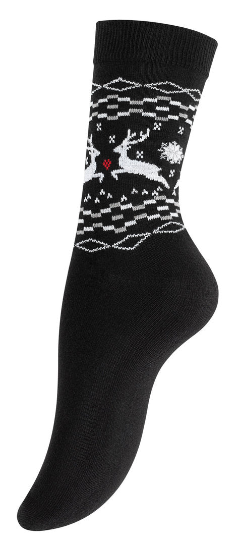 3 pari ženskih nogavic z zimskim motivom, VCA 4128