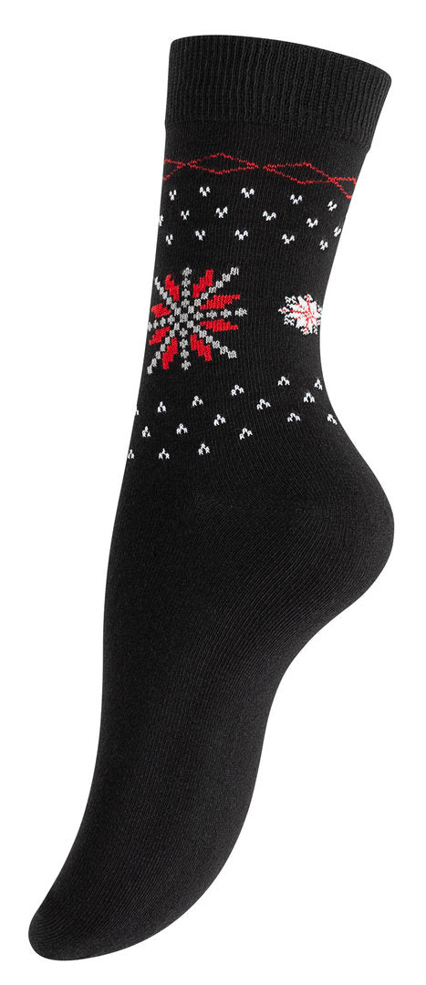 3 pari ženskih nogavic z zimskim motivom, VCA 4128