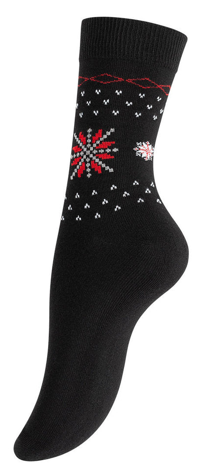 3 pari ženskih nogavic z zimskim motivom, VCA 4128