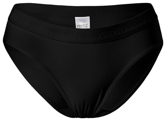 Dámske bavlnené bikini slipy Sport 3/1, Yenita 5055 čierna