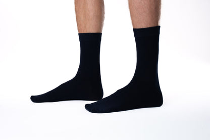 5 párov pánskych ponožiek, jednofarebná 6276