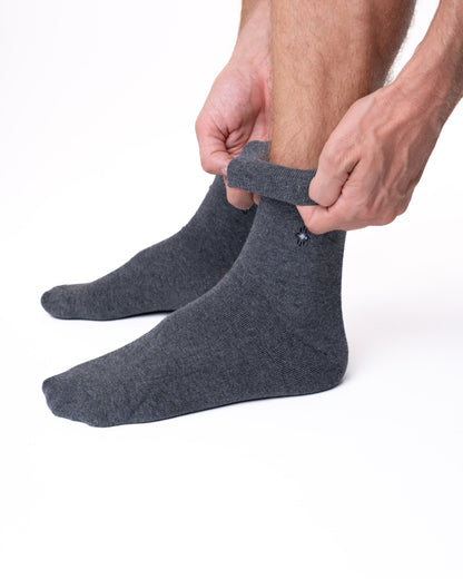 6 párov pánskych ponožiek bez gumy, mini vzor 6446