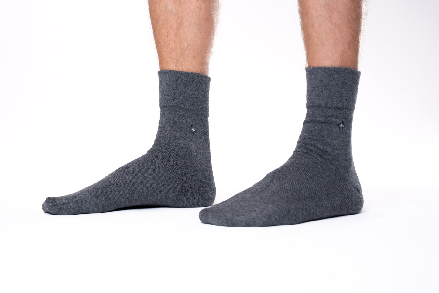 6 párov pánskych ponožiek bez gumy, mini vzor 6446