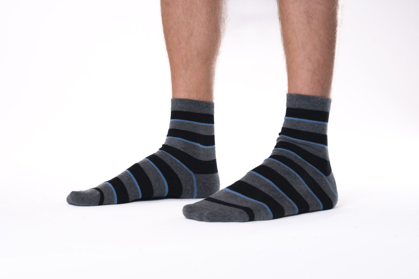 6 párov pánskych polodlhých ponožiek, 6390