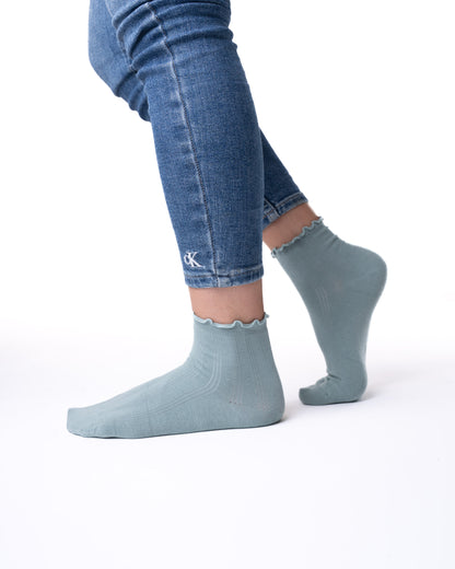 6 párov dámskych antibakteriálnych ponožiek bez gumy a bez švov, mix s vetracími otvormi 5859