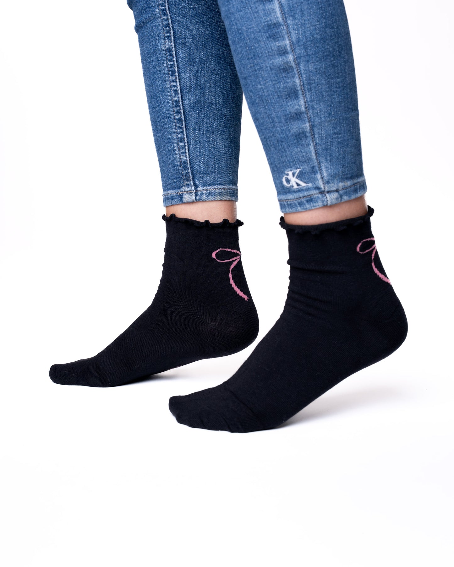 6 párov dámskych ponožiek bez gumy, stredne vysoké 5826 mini zmiešané vzory