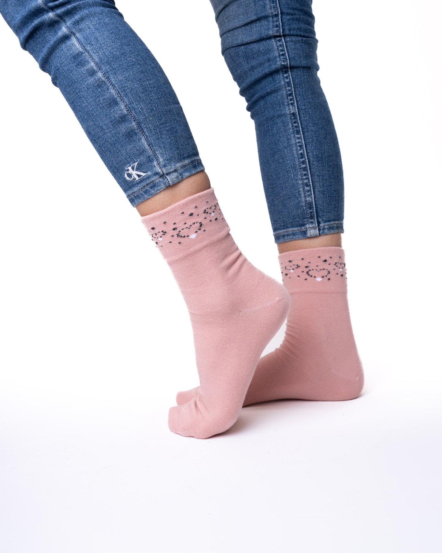 6 párov dámskych ponožiek bez gumičky, roztomilý okraj 5930