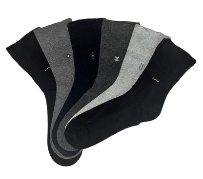 6 párov pánskych ponožiek bez gumy, mini vzor 6446