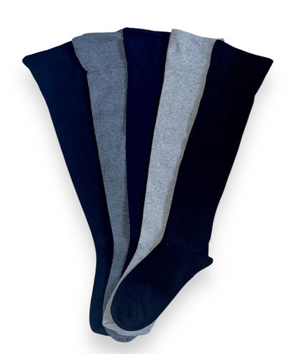 5 párov pánskych ponožiek nad kolená bez gumičky, 6308