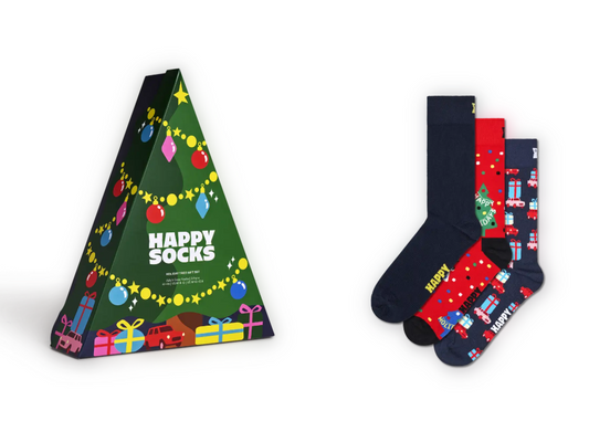 Darčekové balenie Happy Socks, sada na vianočný stromček